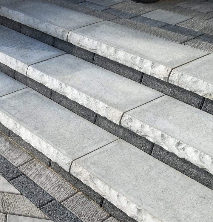 Interlocking steps in Toronto by KANU Interlocking